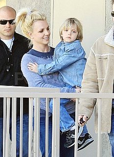Pictures of Britney Spears With Jayden James at Karate