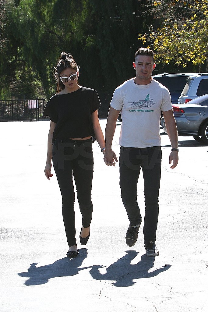 Pictures of Shia LaBeouf Walking to Lunch With a New Girl Pictures of Shia LaBeouf Walking to Lunch With a New Girl