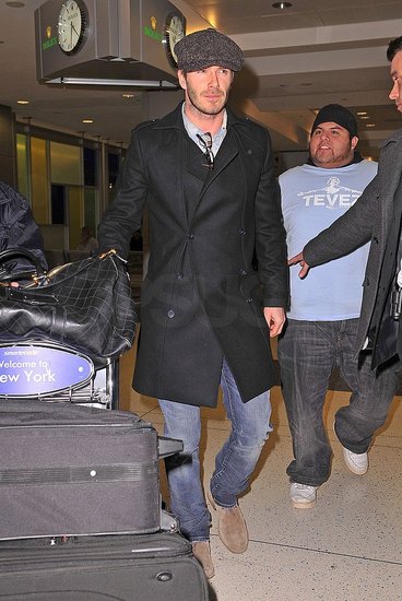 David Beckham Jets to the Big Apple For Valentine's Day With Posh David Beckham Jets to the Big Apple For Valentine's Day With Posh