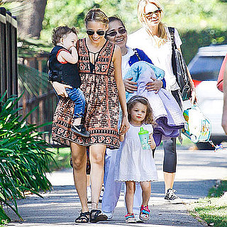 Pictures of Nicole Richie at the Park With Harlow and Sparrow Madden in LA