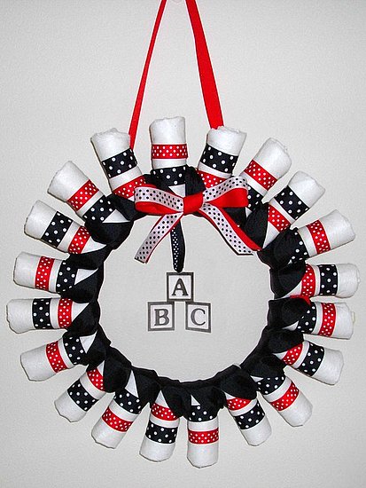 Diaper Wreath