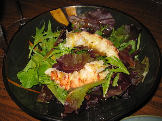Salad with Lobster and Mimosa Dressing
