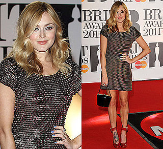 Photos of Fearne Cotton at the 2011 Brit Awards in Temperley London