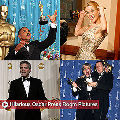 Pictures From the Oscar Press Room
