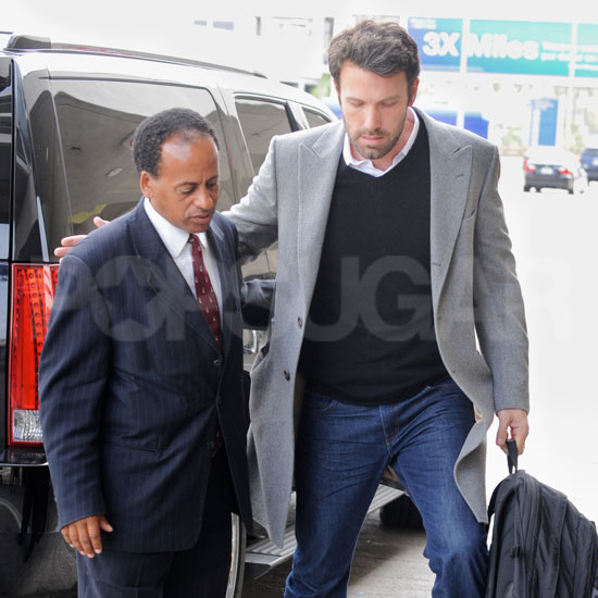 Pictures of Ben Affleck Arriving at LAX and Giving His Driver a Hug Pictures of Ben Affleck Arriving at LAX and Giving His Driver a Hug