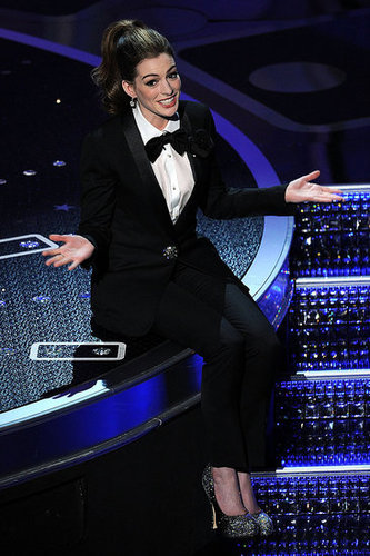 Pictures and Designers of Anne Hathaway's Numerous 2011 Oscar Dresses