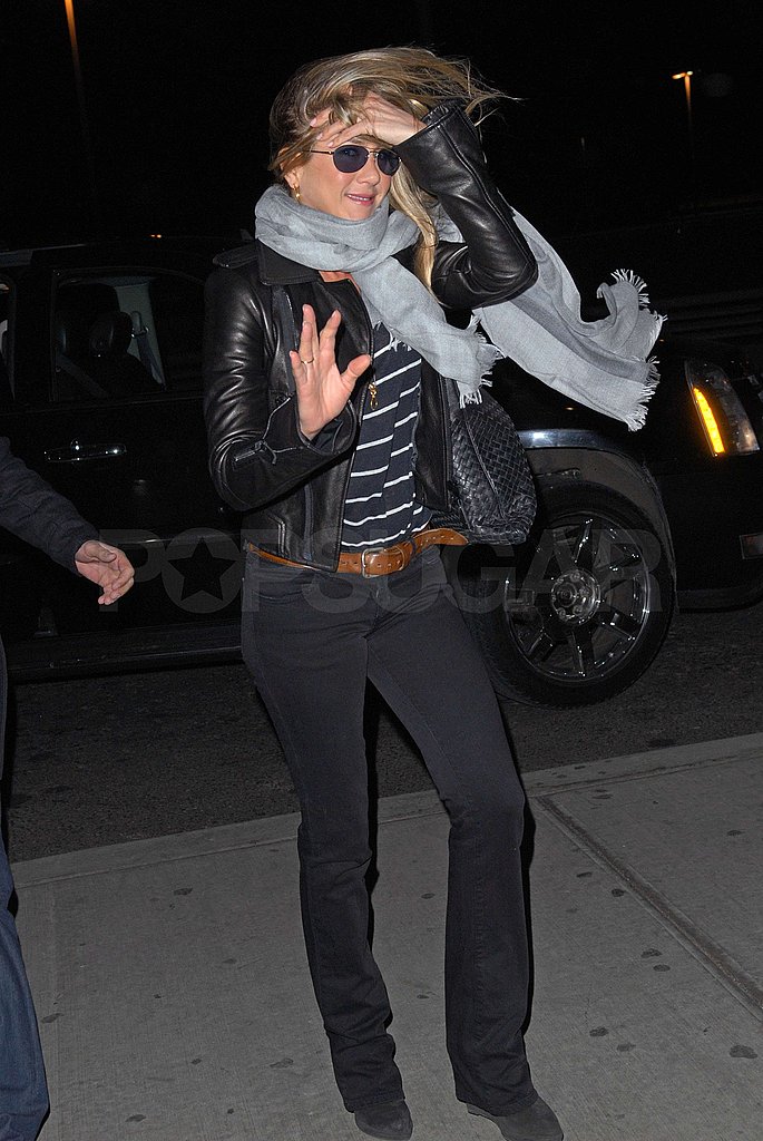Jennifer Aniston Smiles as She Whips Her Hair Jennifer Aniston Smiles as She Whips Her Hair