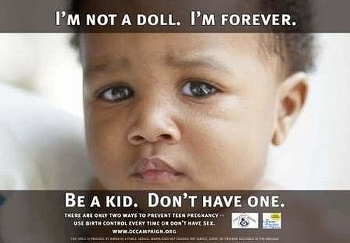DC Campaign to Prevent Teen Pregnancy Baby Posters