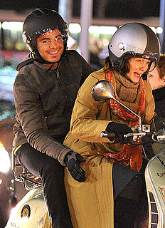 Pictures of Zac Efron and Michelle Pfeiffer Filming New Year's Eve In NYC on a Vespa