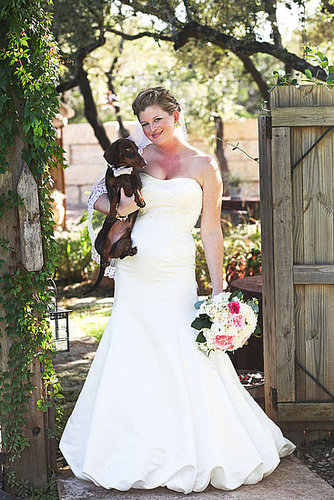 When the officiant named this couple "man and wife," their sweet little dog (and ring bearer) started barking!
Photo by Brittney Melton Photography
When the officiant named this couple "man and wife," their sweet little dog (and ring bearer) started barking!
Photo by Brittney Melton Photography