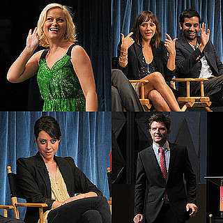 Pictures of Amy Poehler, Rashida Jones, Adam Scott, Aziz Ansari, and Aubrey Plaza at a Parks and Recreation Panel 2011-03-10 11:38:24