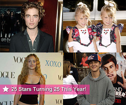 Photos of Celebrities Turning 25 in 2011 Including Robert Pattinson, Lea Michele, Olsen Twins, Shia LaBeouf