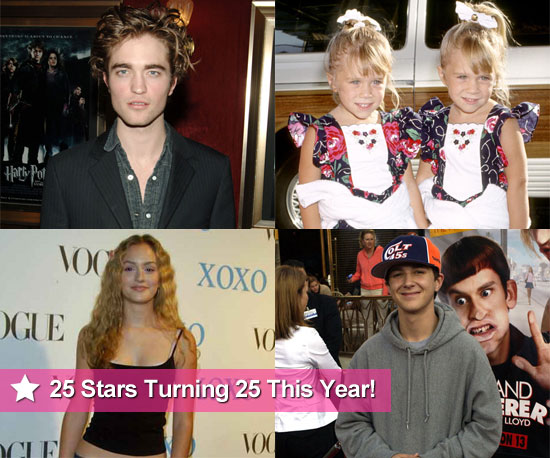 Photos of Celebrities Turning 25 in 2011 Including Robert Pattinson, Lea Michele, Olsen Twins, Shia LaBeouf