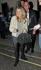 Pictures of Sienna Miller Leaving Her Flare Path Show Following a Twenty8Twelve Afternoon