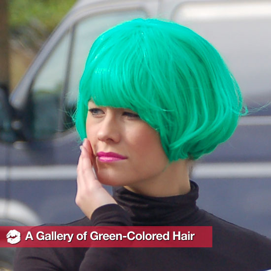 Pictures of People With Green Hair Pictures of People With Green Hair