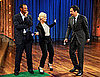 Pictures of Amy Poehler and Tiger Woods on Late Night With Jimmy Fallon