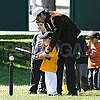 Pictures of Patrick Dempsey at Little League Practice With His Twin Boys Darby and Sullivan and Wife Jillian