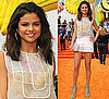 Selena Gomez Wears Christian Cota to Kids' Choice Awards 2011 2011-04-02 17:28:47