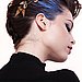 Double Jewelled Spiked Metal Orchid Barrette