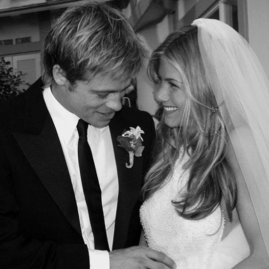 Brad Pitt and Jennifer Aniston tied the knot in Malibu in July 2000.
Brad Pitt and Jennifer Aniston tied the knot in Malibu in July 2000.
