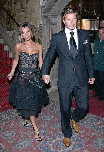 The Beckhams stepped out for the Venice Film Festival in September 2006.
The Beckhams stepped out for the Venice Film Festival in September 2006.