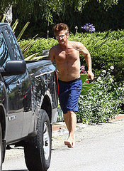 Sean Penn Paddle Boarding Shirtless in Malibu Sean Penn Paddle Boarding Shirtless in Malibu