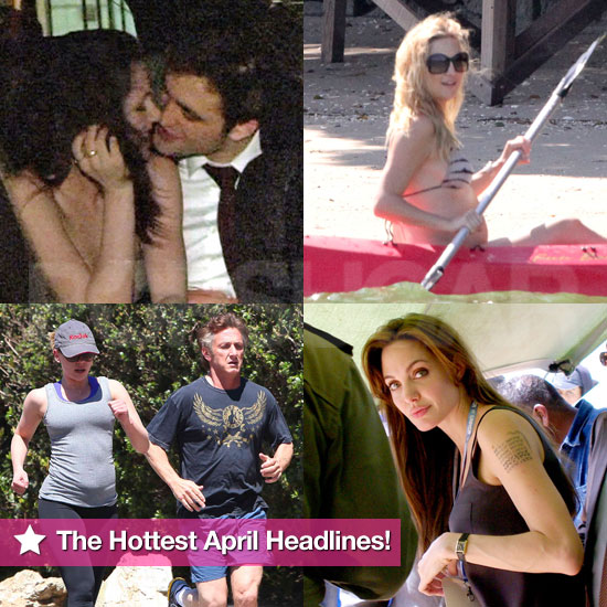 Angelina Jolie, Robert Pattinson, Pregnant Kate Hudson in a Bikini, and More in PopSugar's April Roundup!