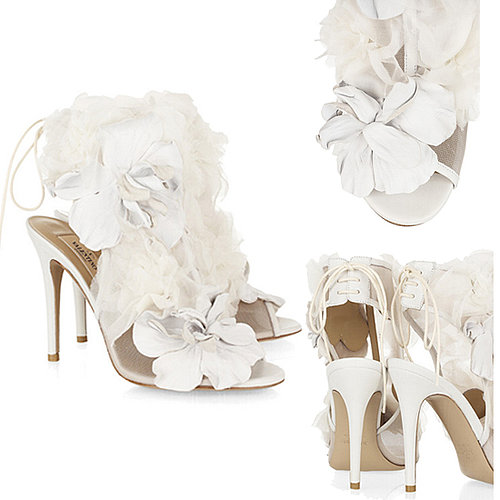 Wedding Shoes: Valentino Floral Heels