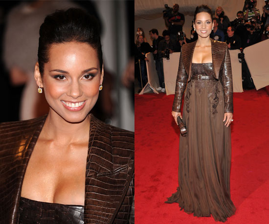 Alicia Keys at the 2011 Met Gala in Givenchy