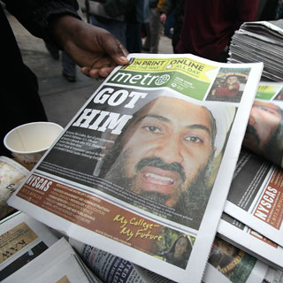 Osama bin Laden Twitter and Internet Traffic Spikes