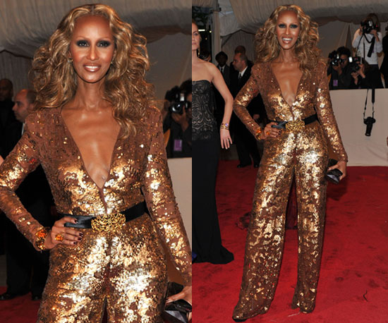 Iman at the 2011 Met Gala Iman at the 2011 Met Gala