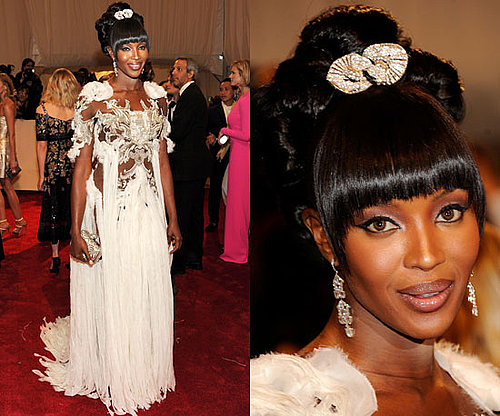 Naomi Campbell in McQueen at the 2011 Met Gala
