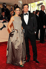 Livia Giuggioli and Colin Firth (2011 Met Gala..."Alexander McQueen: Savage Beauty")