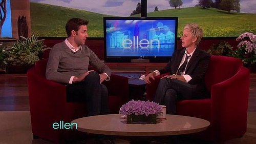 Video of John Krasinski on Ellen DeGeneres on How He Met Emily Blunt