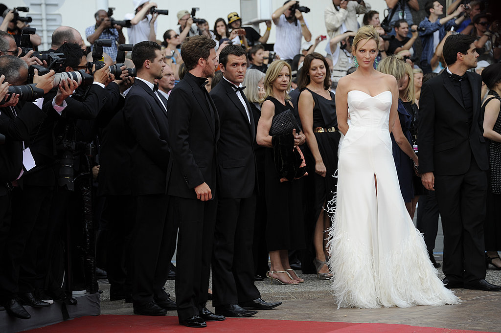 Uma Thurman in Versace Uma Thurman in Versace