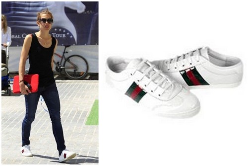 Charlotte Casiraghi in Gucci Shoes.