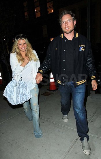 Pictures of Jessica Simpson and Eric Johnson in New York