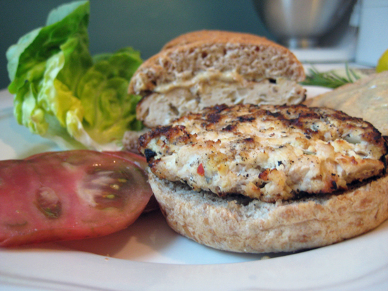Herb-Chicken Tofu Burgers Herb-Chicken Tofu Burgers