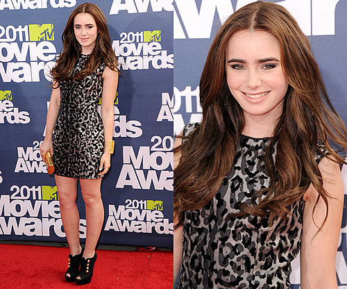 Lily Collins at 2011 MTV Movie Awards