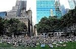 Yoga in Bryant Park
