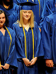 Dakota Fanning Graduates High School