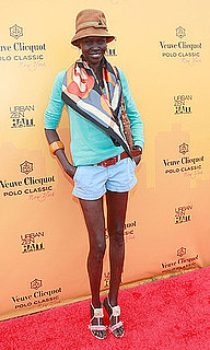 Alek Wek Wears Summer Colors
