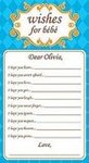 We made this for our guests to write to Olivia