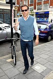 Ryan Reynolds Pictures Promoting Green Lantern in London