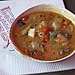 Goat sausage in XO broth