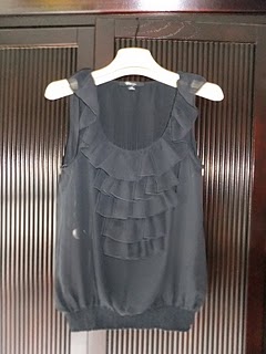 $10.50 Shear Ruffle blouse 5 Ways