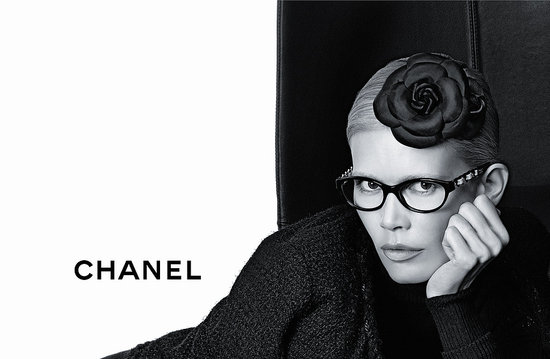 Chanel Fall 2011 Eyewear Ad Campaign with Claudia Schiffer