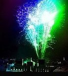 Fireworks at LA Memorial Coliseum