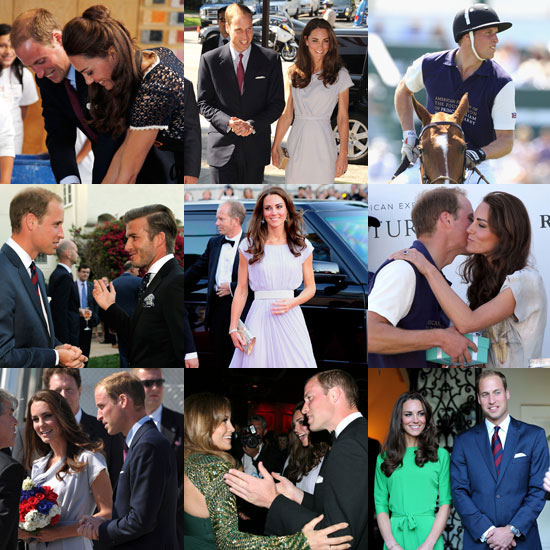 Pictures of Prince William and Kate Middleton's LA, California Visit