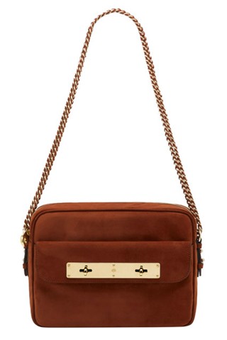 Carter Camera Bag in Fox Brown Suede, $1,400
Carter Camera Bag in Fox Brown Suede, $1,400